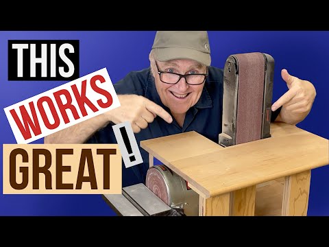 Building A Scrap Wood Sander Table - ASMR