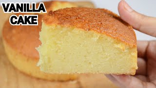 VANILLA CAKE With 1 Cup Flour by (YES I CAN COOK)