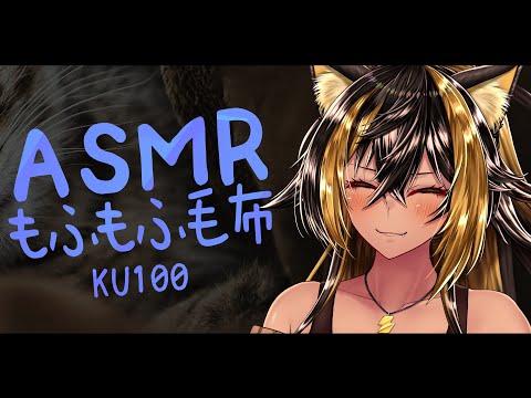 ⚡ASMR / KU100 猫族店_もふもふ毛布Day ฅ ( Towel )【猫小夜くろえ/Vtuber】