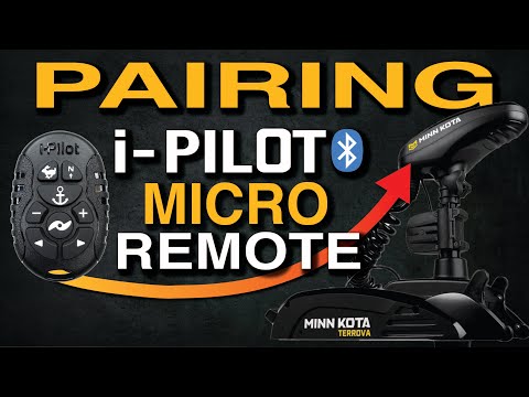 Pairing I-Pilot MICRO Remote - Minn Kota Powerdrive / Terrova / Ultrex / Ulterra