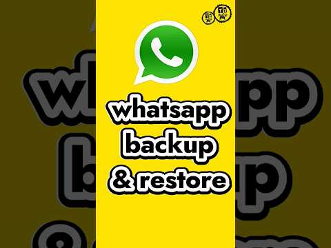 Whatsapp Chat Backup | How To Backup and Restore On Whatsapp Chats #whatsappbackup #whatsapprecovery