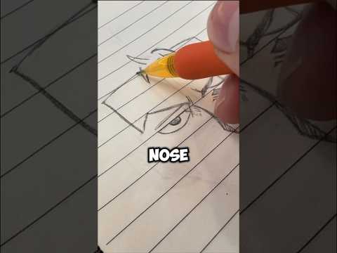 How To Draw Zoro Super Easy! ⚔️| #animedrawing #tutorial