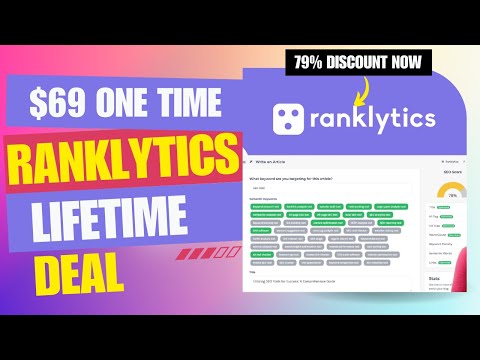 💥🔰💥Ranklytics Lifetime Deal | Boost Your SEO Game Instantly | $69 Lifetime Deal | 79% Now