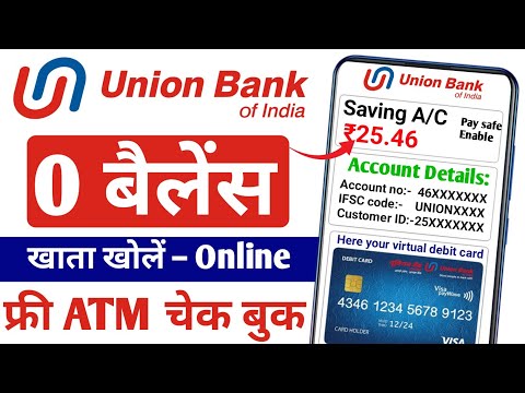 Union Bank Zero Balance Account Opening Online | Union Bank Account Opening Online |