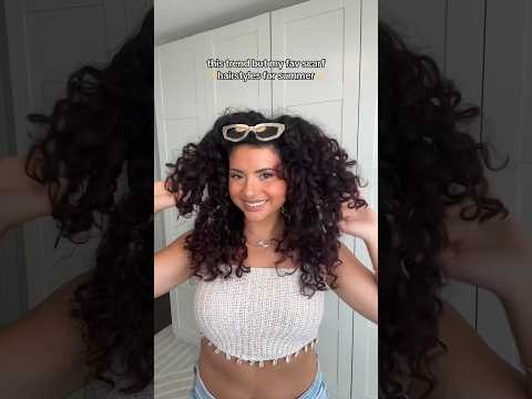 3 EASY SCARF CURLY HAIRSTYLES FOR SUMMER ☀️