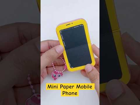 DIY Miniature Mobile phone With Paper #diy #art #craft #artandcraft #miniature #cute