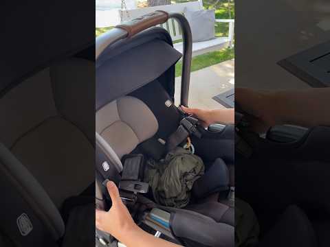 How to remove the Nuna Pipa Car Seat from a Stroller #nuna #stroller #babystroller #babytravelsystem