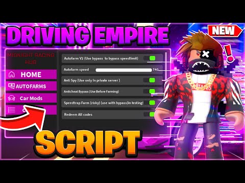 Roblox Driving Empire Script UNLOCK ALL CARS + INF MONEY *PASTEBIN 2024*