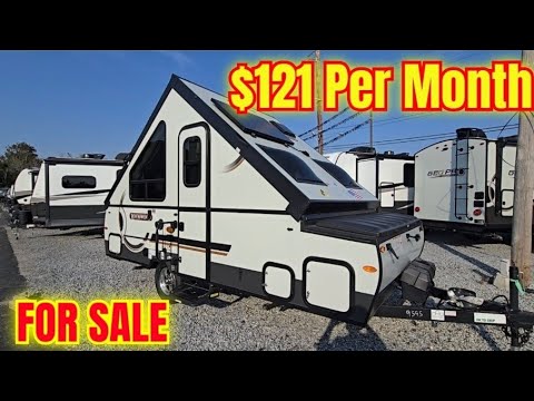 FOR SALE - A Frame Travel Trailer | Rockwood A122S | 18-Feer Long ONLY 2,100 LBS | $17,998