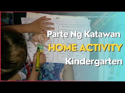 HOME ACTIVITY: KULAYAN ANG BAHAGI NG KATAWAN #coloring #homeactivity