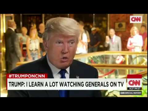 CNN News August 20 2015 Trump  'I cherish women'