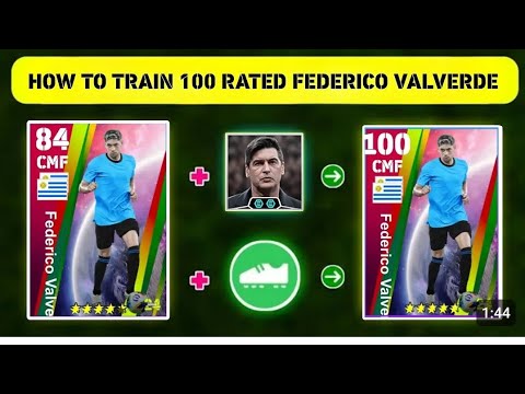 How To Train 100 Rated valverde in Efoootball 2025 | valverde Max Level pes 2025🥳✅