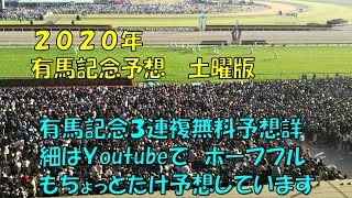 ２０２０年　有馬記念予想【ぜんこうの競馬予想　ホープフルＳもちょっとだけ予想】