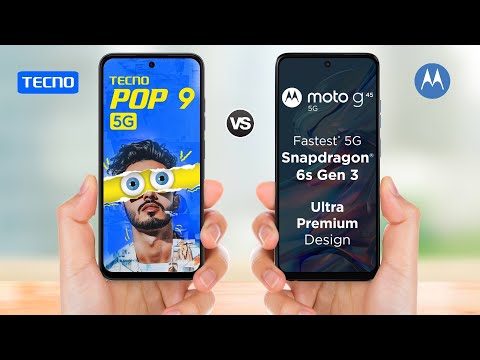 Tecno Pop 9 5g vs Moto G45 5g || Full Comparison