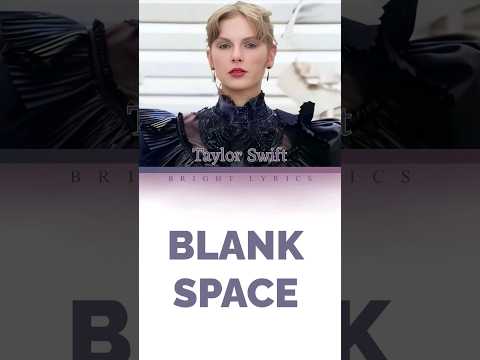 Taylor Swift Blank Space #taylorswift #shorts #1989 #ttpd #erastour #lyrics