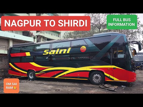 Saini travels Nagpur to Shirdi Ac Sleeper(2+1) Bus l SUTLUJ Bus Body l Review l Fare l Information