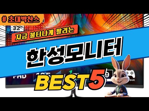 2024 초대박 찬스 한성모니터 추천 대박 가성비 베스트5! 후기 비교