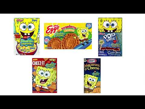 SpongeBob SquarePants Products from the Early 2000's