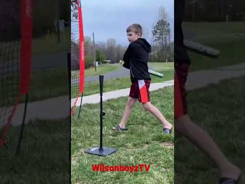 Baseball swing practice! Batting practice for current season ⚾️ working on our technique