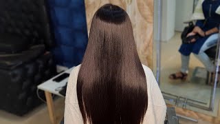 Smoothening vs Keratin Hair Treatment | All About Straight Smooth Shiny Frizz Free Hair #shorts