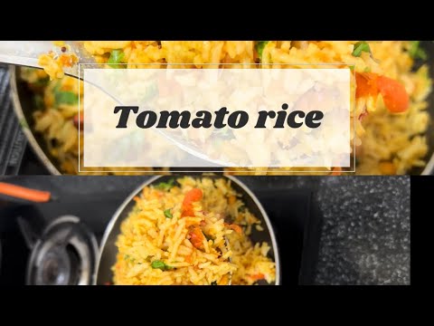 Tomato rice|desi fried rice|leftover rice#tomatorice #friedrice #southindianfood #leftoverrice