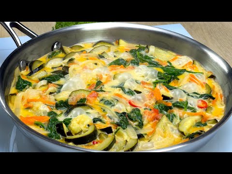 Incredibly tasty zucchini! No meat! Quick and easy zucchini recipes