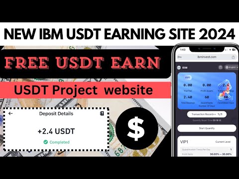 USDT Earnings website 2024 | Best online money income platform | very trusted crypto and usdt site