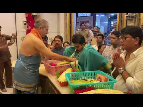 Global Star Ram Charan Visits  Siddhi Vinayak Temple For Darshan  Siddhi Vinayak Temple, Dadar