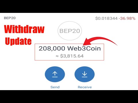 Web3coin withdraw update | How to sell web3coin on trust wallet | How to swap web3coin to usdt