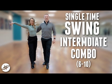 Single Time Swing Moves | Swing/Jitterbug Combo (6-10)