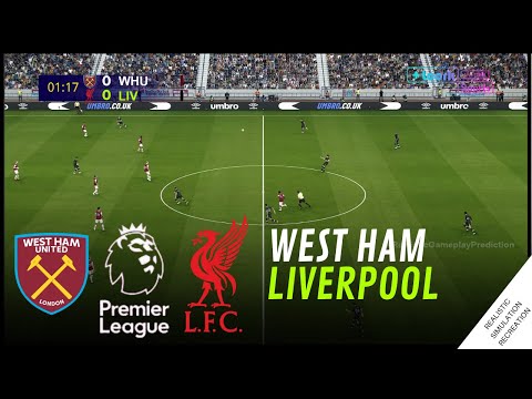 WEST HAM vs LIVERPOOL PremierLeague 24/25 - Full Match Simulation and Prediction