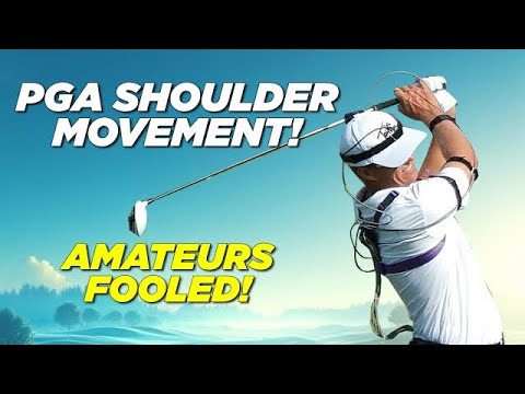 Why 95% of Amateurs NEVER Swing like Pros! - The Shoulder Move!