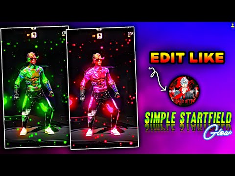 Make This Simple Startfield Glow Like Duranto Official || Free Fire Lobby Glow Edit