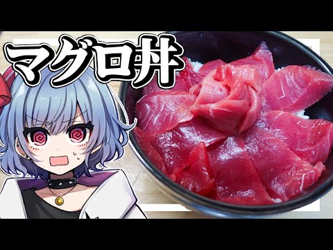 【お料理】1ブロック8000円！？築地市場のマグロでマグロ丼を作ったら美味すぎた！！【ゆっくり実況】