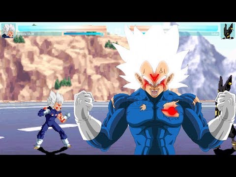 Vegeta Super Saiyan omni White TRANSFORM | Anime War Mugen DOWNLOAD