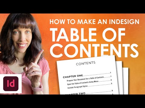 How to Add a Table of Contents to an InDesign Document