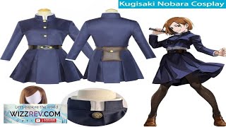 Anime Jujutsu Kaisen Cosplay Costume Kugisaki Nobara Tatoo Girls Women Dress Uniform Review