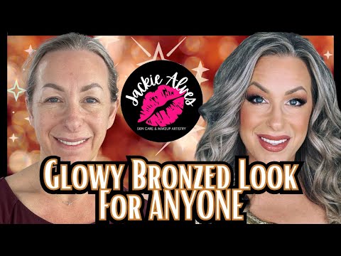 Tips For Glowing Bronzy Makeup That Looks Good On EVERYONE | Makeup Tutorial 50+