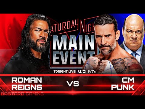 WWE 2K24 | Roman Reigns VS CM Punk | Saturday Night Main Event