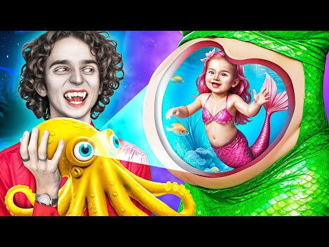 Poor Pregnant Mermaid In a Rich Vampire Family! How To Become a Vampire