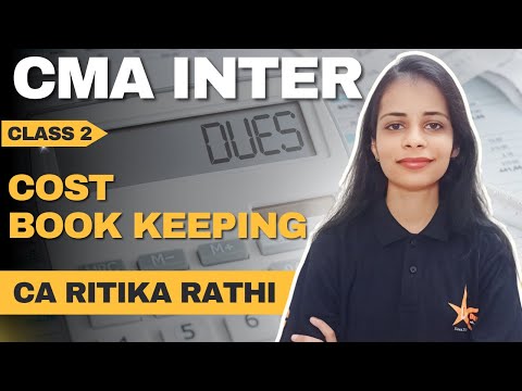 Free Class CMA Inter | Cost Book keeping | CA Ritika Rathi | 09 jan