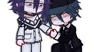 | hey baby X hands up | gacha | meme | pregame shuichi X ingame kokichi | saiouma