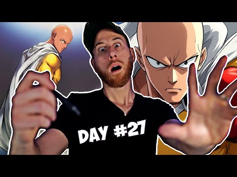 I Drew Saitama for 30 Days - XPPen Artist Pro 24(Gen 2) 165Hz Review