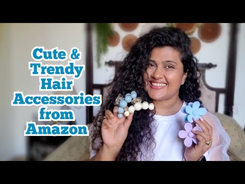 Trendy & Cute Hair Clips/Accessories From Amazon Part 2 | Khushboo Singhvi