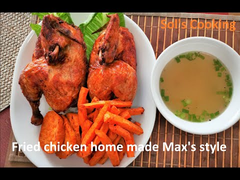 Fried Chicken Homemade || How to cook Max's Style fried chicken at home