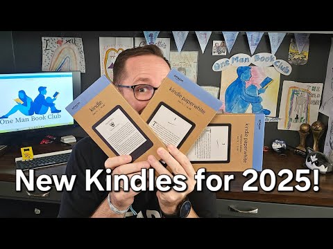 Meet the new 2025 Kindle eReaders!