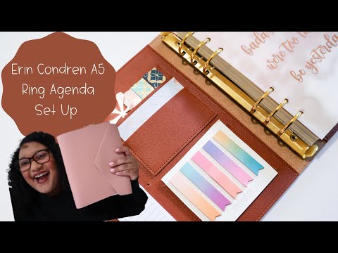 NEW: Erin Condren A5 Ring Agenda Set Up