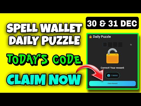 Spell Wallet Daily Puzzle Today 30 December | Spell Wallet Today Puzzle | Spell Wallet Secret Code