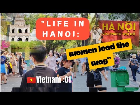 A Day in Hanoi Old Quarter :Weekend Vibes | Vietnam 01 | Hà Nội 🇻🇳