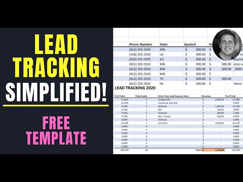 Lead Tracking Template | Free Lead Tracking Spreadsheet